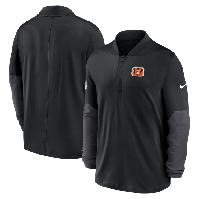 Bengals 2025 Nike Men's Mid Weight Half Zip