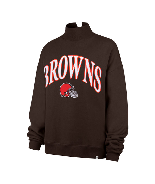 Browns 2026 '47 Brand Women's Vantage Mock Neck Pullover (10356137754900)