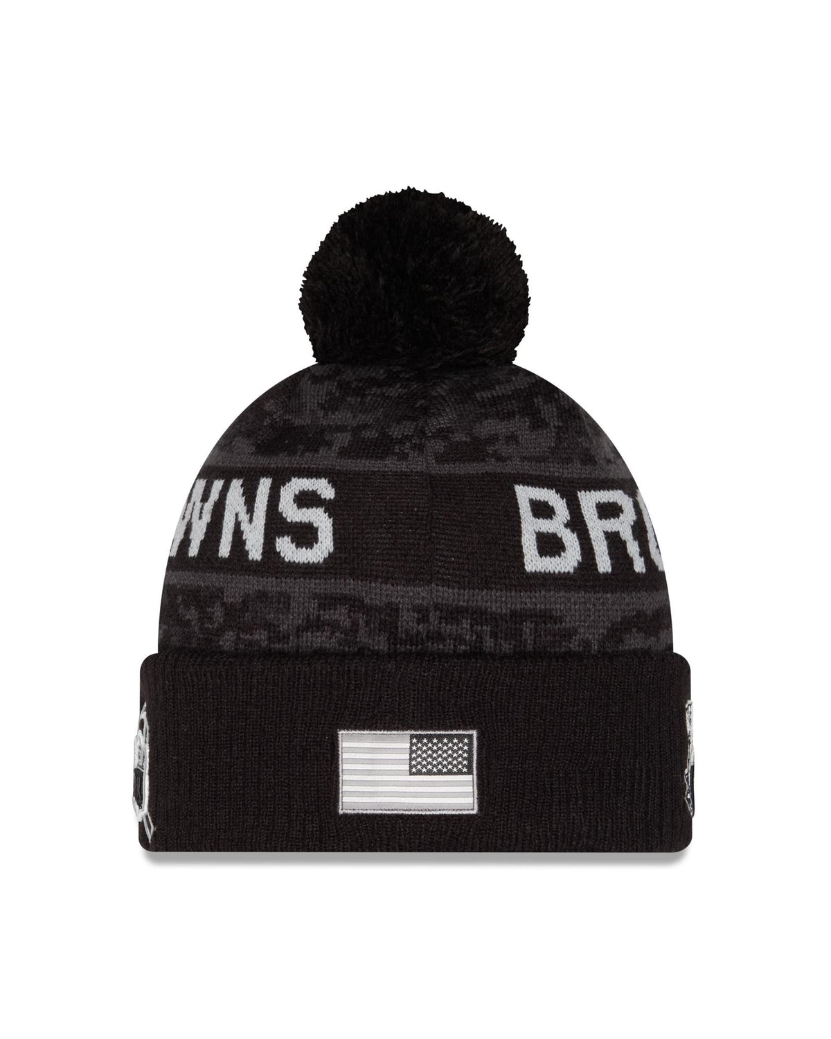 Browns 2026 New Era Men's Dawg Salute to Service Knit Pro Football Hall of Fame