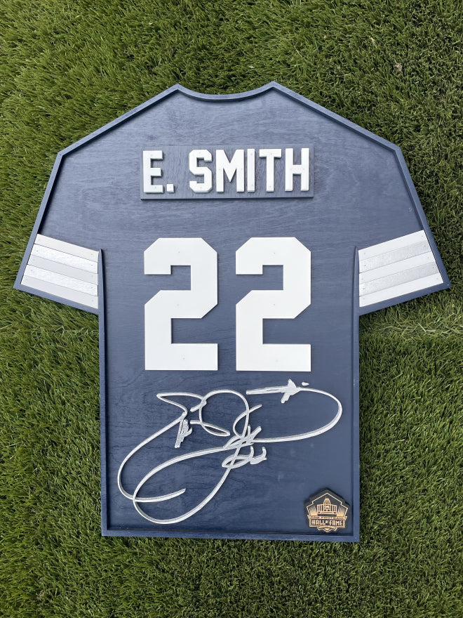 Emmitt Smith Wood Jersey 3D Sign - DS