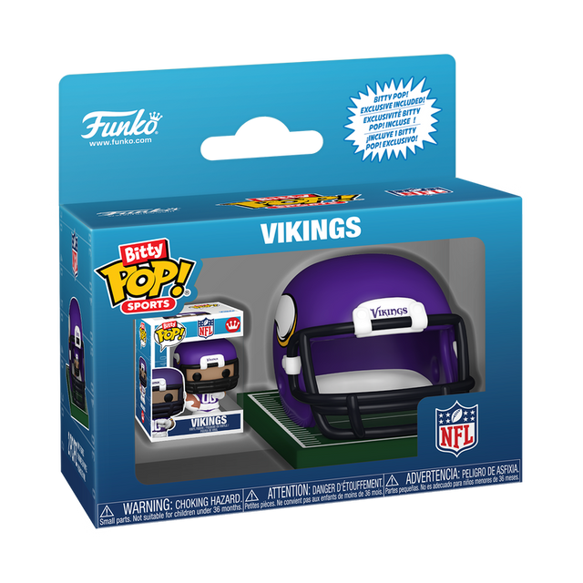 Vikings Funko Bitty POP Helmet & Player
