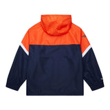 Bears 2025 Mitchell & Ness Men's NFL Tie Breaker Anorak Vintage Logo Lightweight Windbreaker