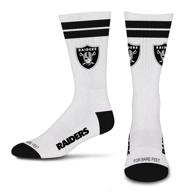Raiders 2026 White Stripe Sock
