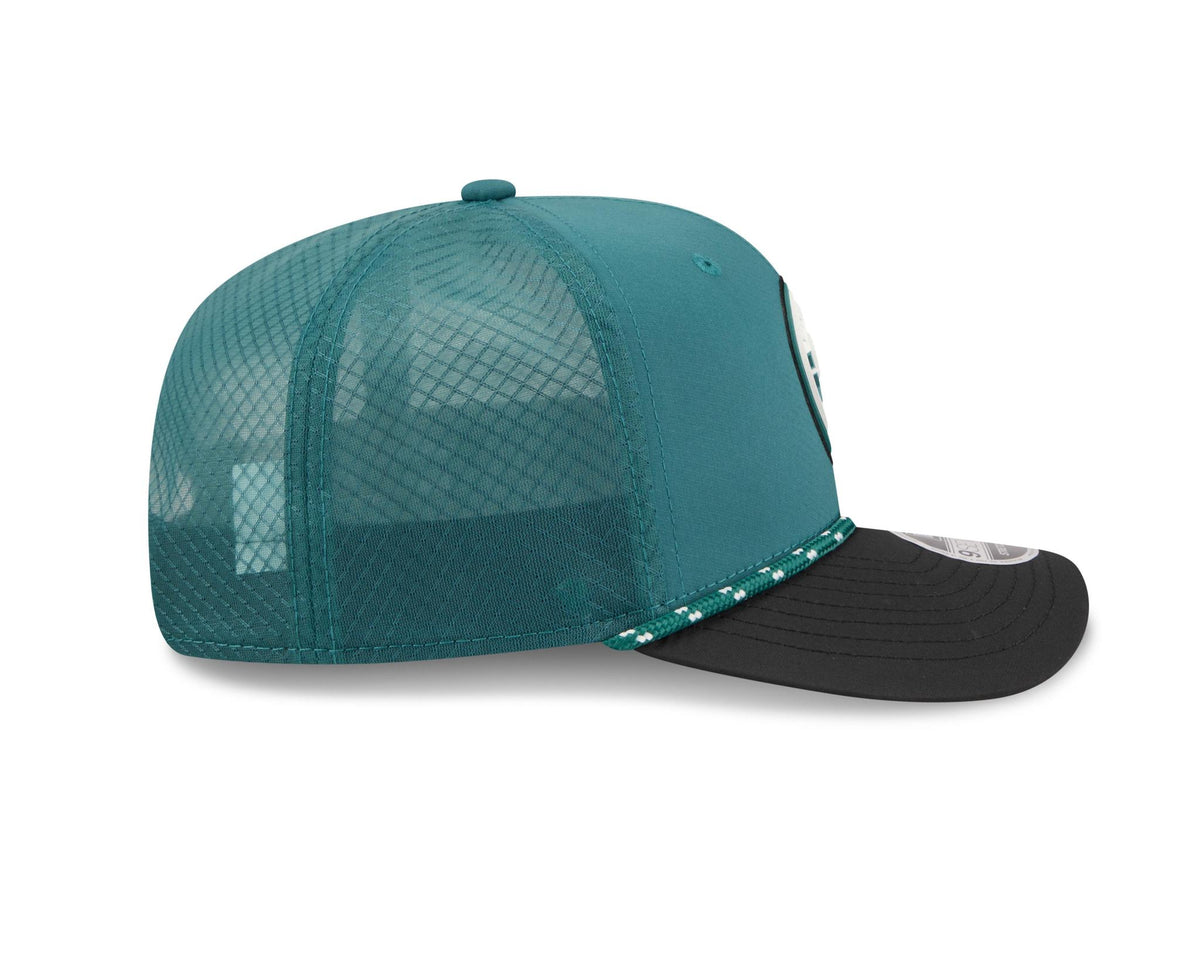 Eagles 2026 New Era Men's 9SEVENTY Stretch Snap Two-Tone Hat Pro Football Hall of Fame