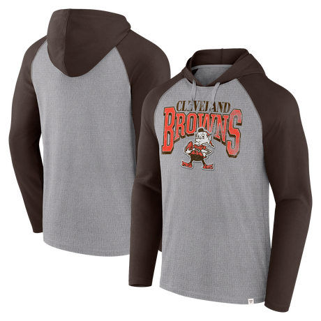 Browns Men's Fanatics Under Center Hooded Long Sleeve T-Shirt