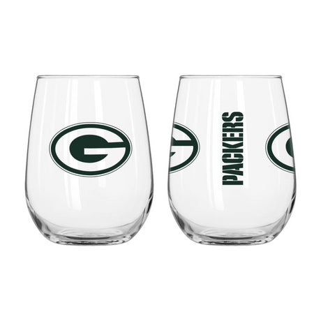 Packers Curved Beverage Glass