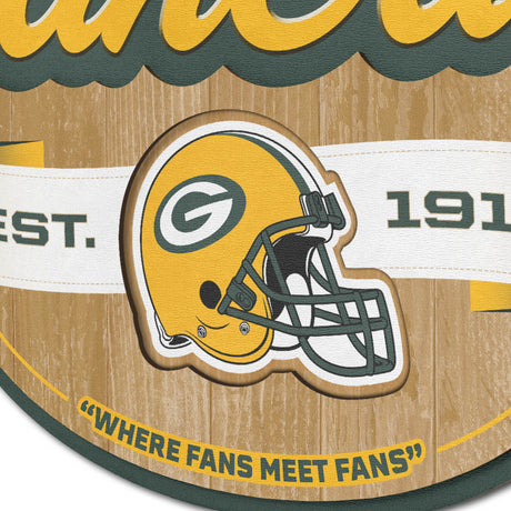 Packers 3D Fan Cave Wall Sign