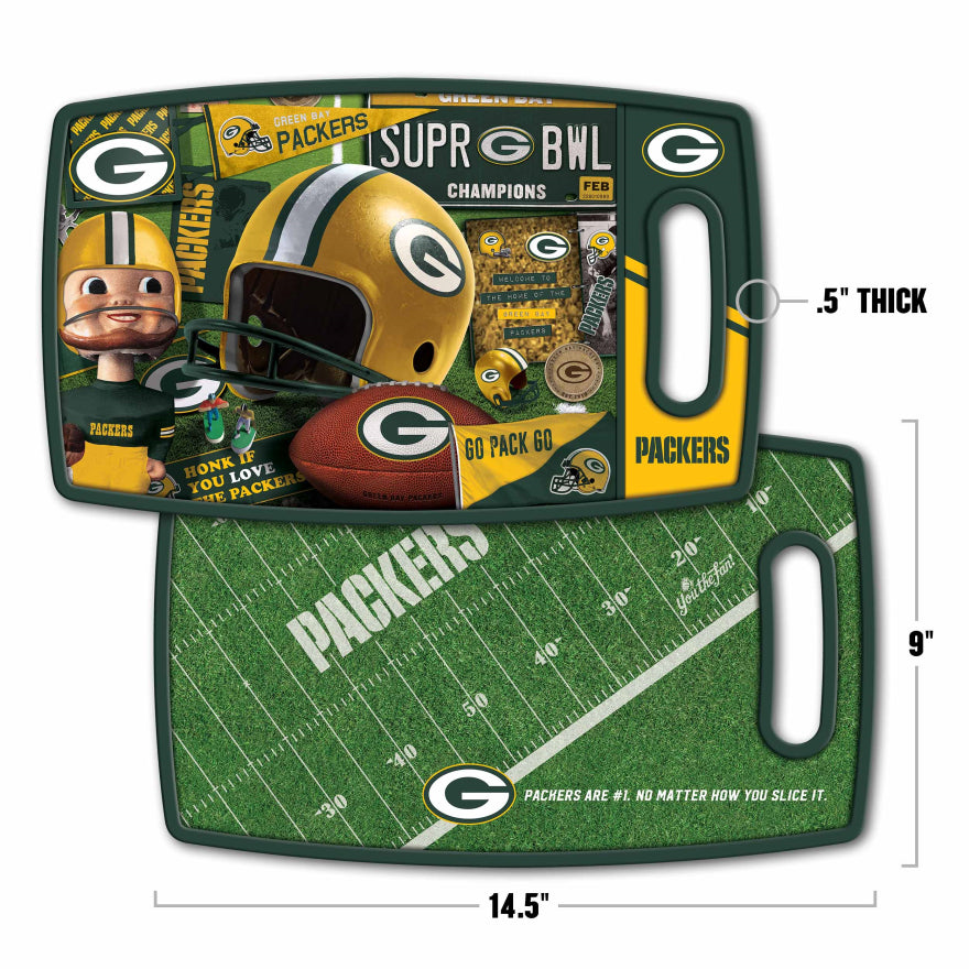 Packers Retro Cutting Board