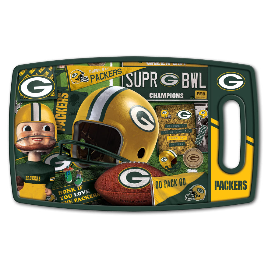 Packers Retro Cutting Board