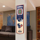 Texans 8" x 32" 3D Stadiumview Banner