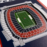 Texans 8" x 32" 3D Stadiumview Banner