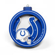 Colts 3-D Logo Ornament