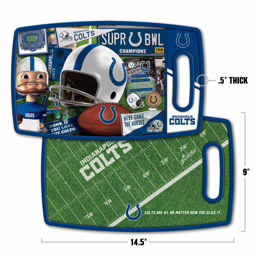 Colts Retro Cutting Board