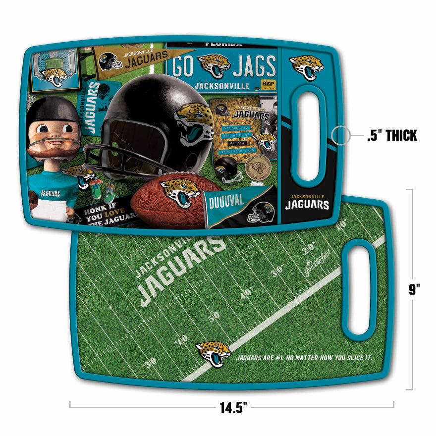 Jaguars Retro Cutting Board