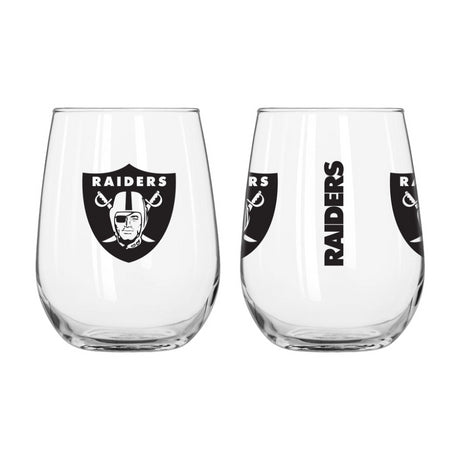 Raiders Curved Beverage Glass