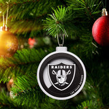 Raiders 3-D Logo Ornament