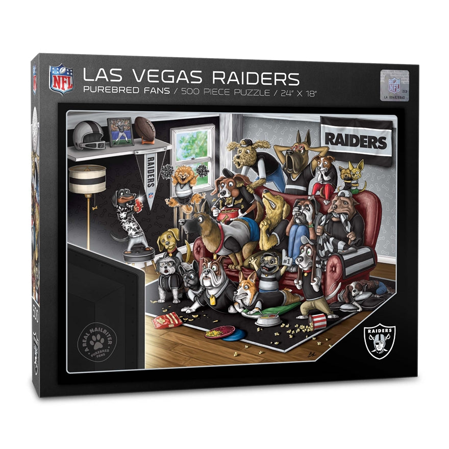 Raiders Purebred Fans Puzzle - A Real Nailbiter