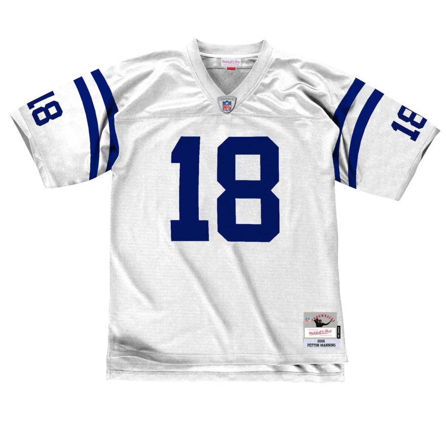 Pro Football Hall of Fame Colts Peyton Manning Mitchell Ness Replica Jersey White XXL White