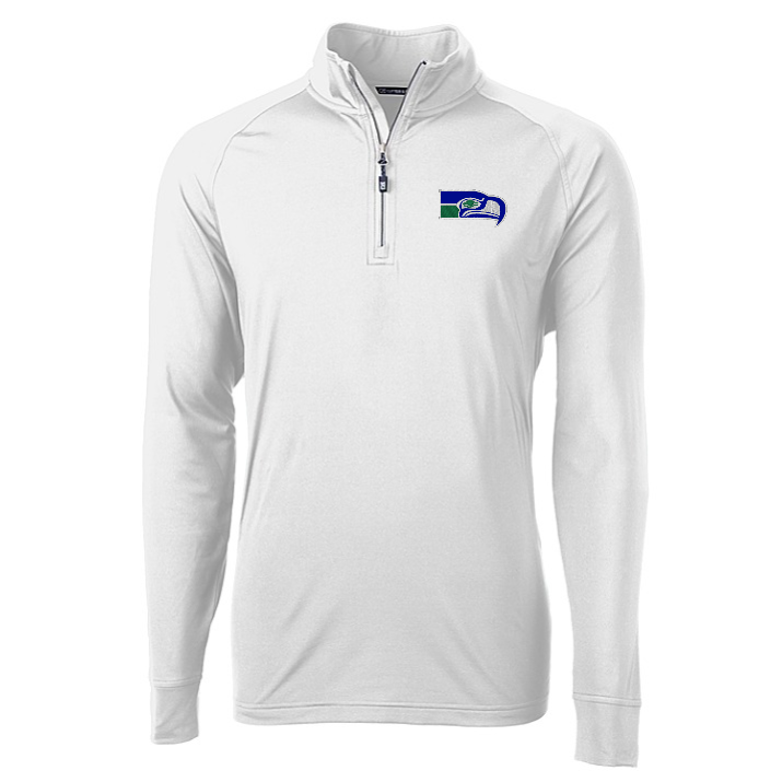 Seahawks Adapt Eco Knit Recycled 1/4 Zip Pullover Jacket