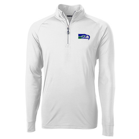 Seahawks Adapt Eco Knit Recycled 1/4 Zip Pullover Jacket