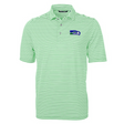 Seahawks Virtue Eco Pique Stripe Recycled Polo