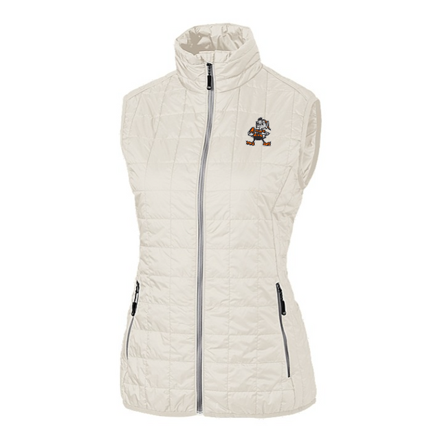 Browns Women's Rainier PrimaLoft Eco Full Throwback Logo Zip Vest