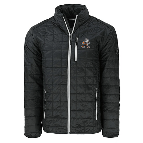 Browns Rainier PrimaLoft Eco Full Zip Throwback Logo Jacket