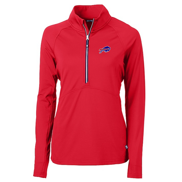 Bills Women's Adapt Eco Knit Half Zip Pullover