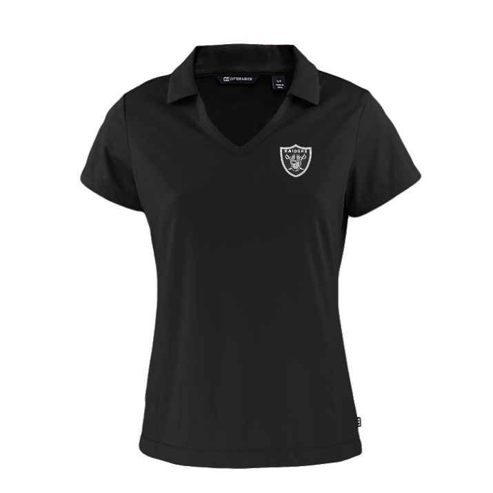 Raiders Women's Daybreak Eco Recycled V-Neck Polo