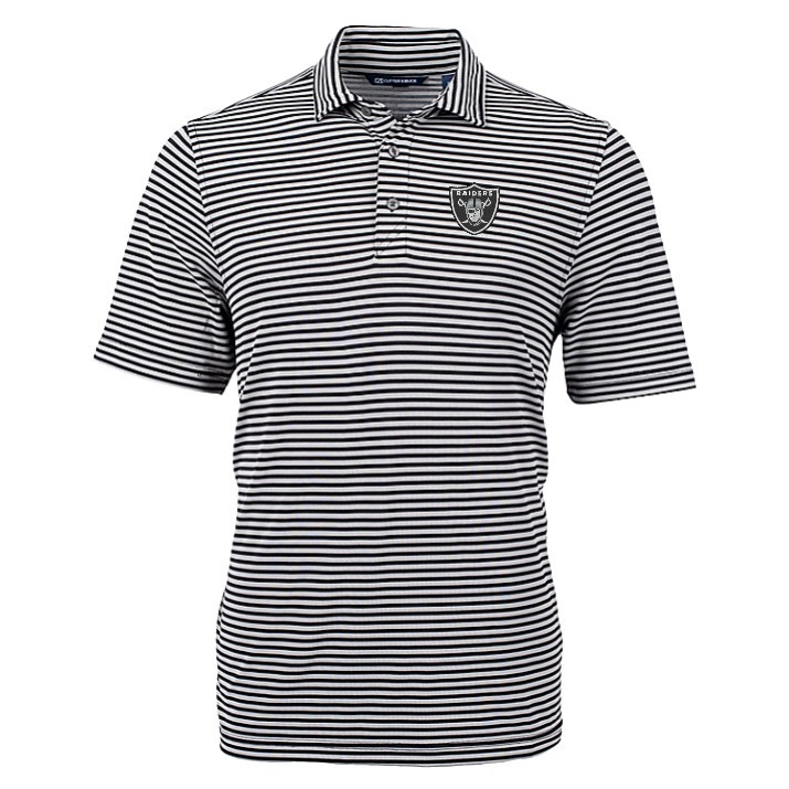 Raiders Virtue Eco Pique Stripe Recycled Polo