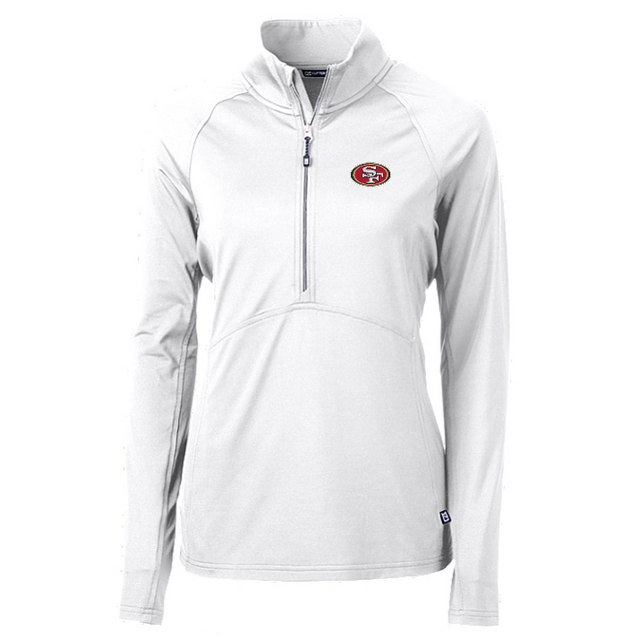 49ers Women's Adapt Eco Knit Half Zip Pullover