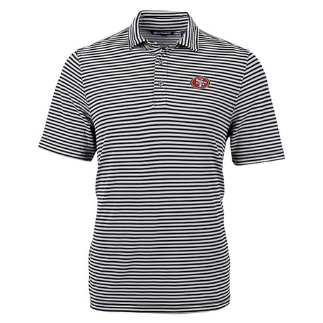 49ers Virtue Eco Pique Stripe Recycled Polo