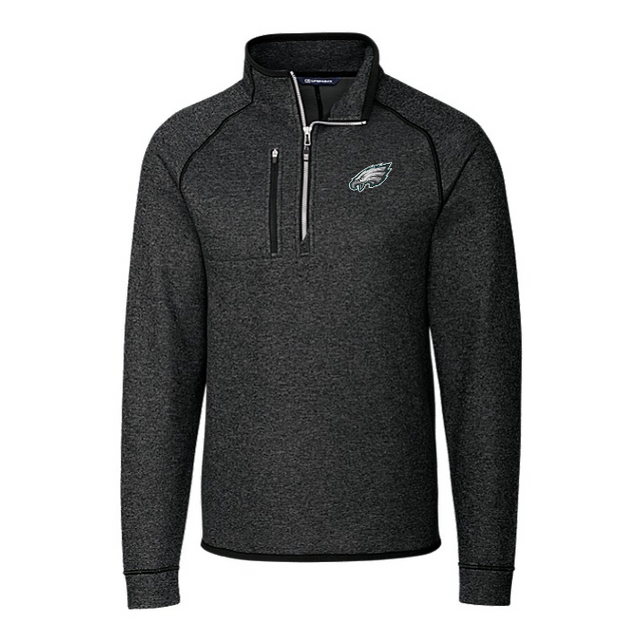 Eagles Mainsail Sweater Knit Half Zip Jacket