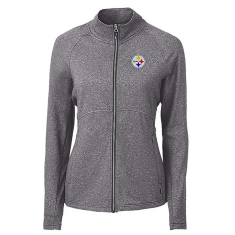 Steelers Women's Adapt Eco Heather Full Zip