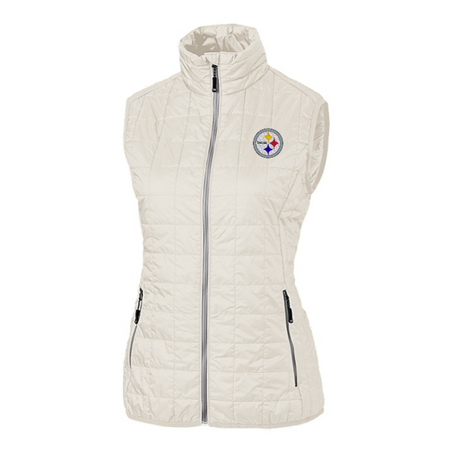 Steelers Women's Rainier PrimaLoft Eco Full Zip Vest