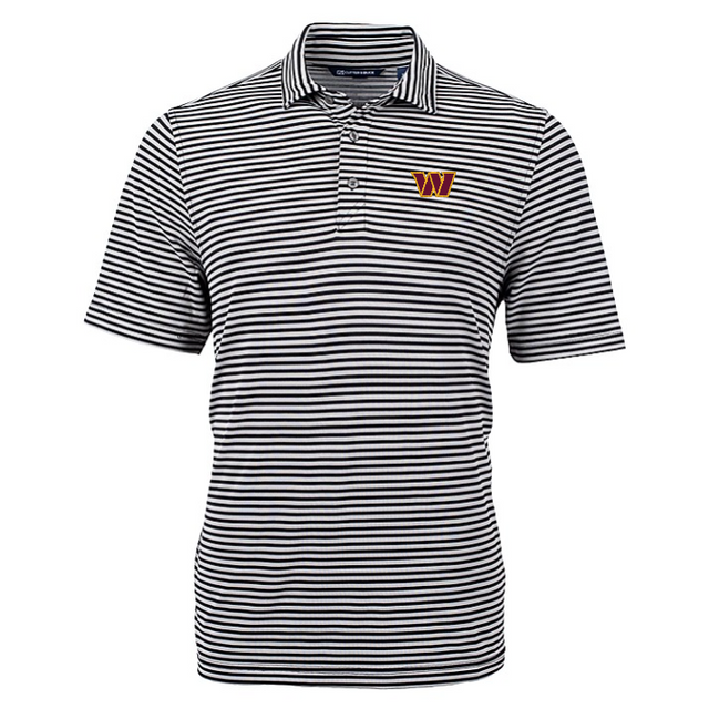 Commanders Virtue Eco Pique Stripe Recycled Polo