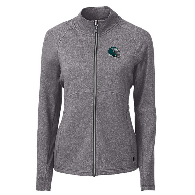 Eagles Women's Adapt Eco Heather Throwback Logo Full Zip