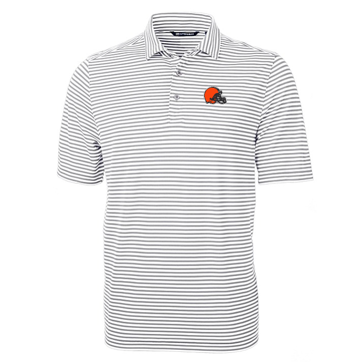 Browns Virtue Eco Pique Stripe Recycled Polo