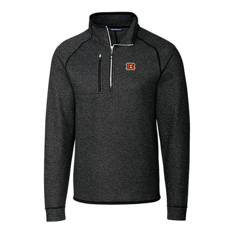 Bengals Mainsail Sweater Knit Half Zip Jacket