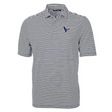 Texans Virtue Eco Pique Stripe Recycled Polo