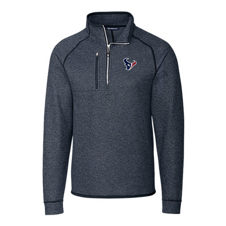 Texans Mainsail Sweater Knit Half Zip Jacket