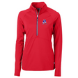 Patriots Women's Adapt Eco Knit Half Zip Throwback Logo Pullover