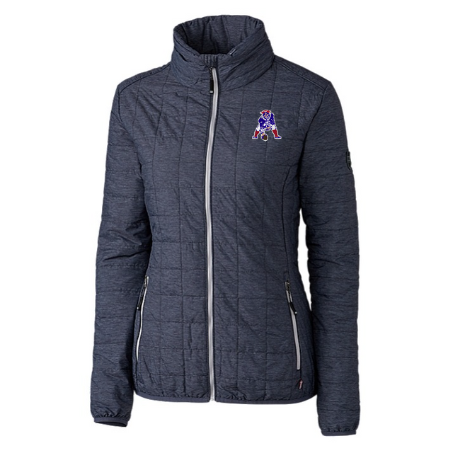 Patriots Women's Rainier PrimaLoft Eco Full Zip Throwback Logo Jacket