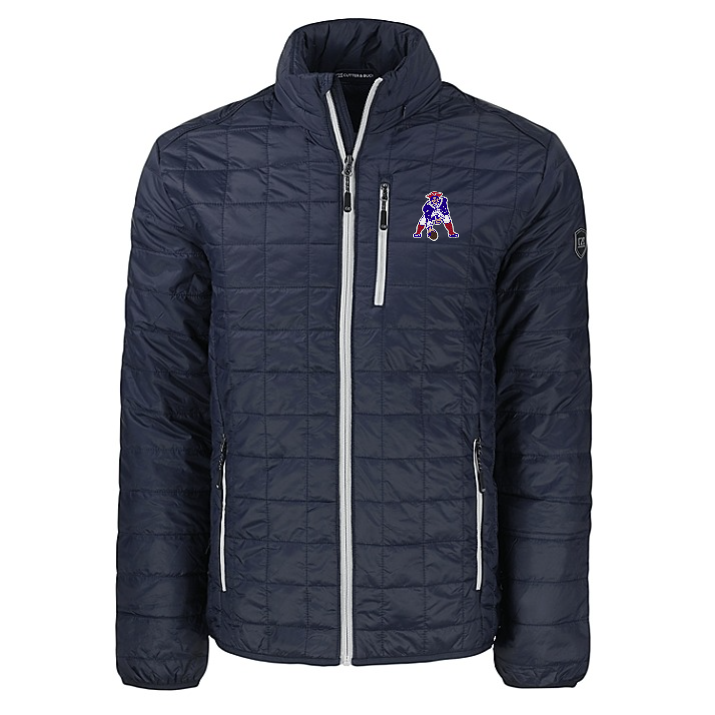 Patriots Rainier PrimaLoft Eco Full Zip Throwback Logo Jacket