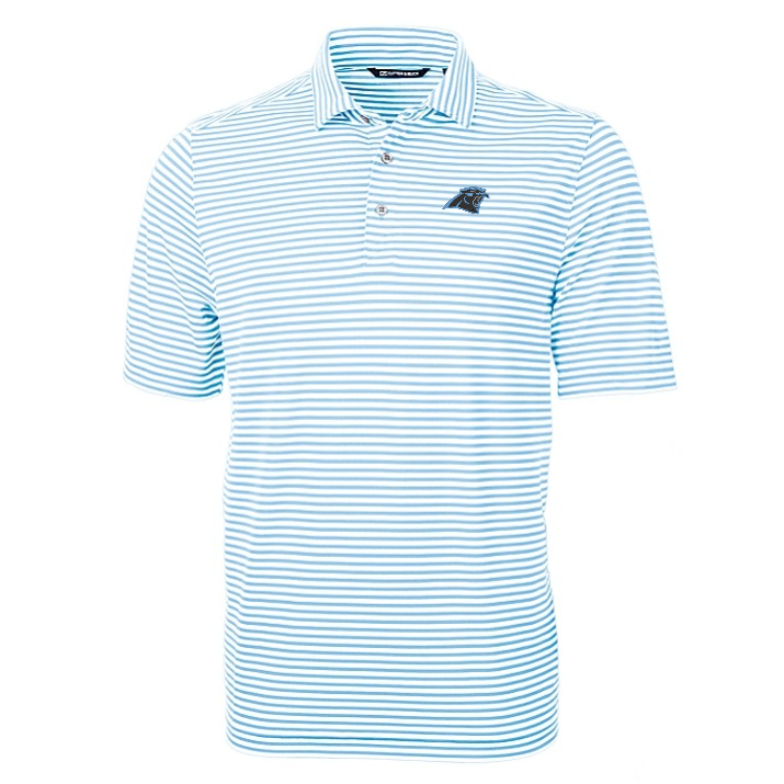 Panthers Virtue Eco Pique Stripe Recycled Polo