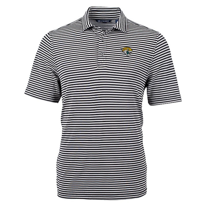 Jaguars Virtue Eco Pique Stripe Recycled Polo