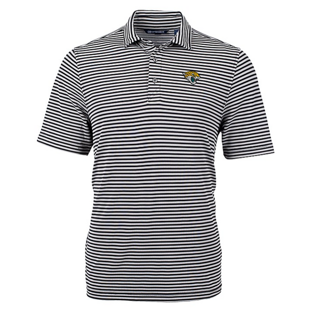 Jaguars Virtue Eco Pique Stripe Recycled Polo