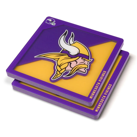 Vikings 3D Logo Series Coaster
