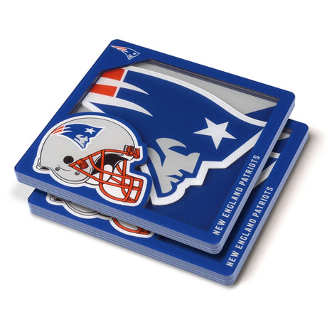 Patriots 3D Logo Series Coaster