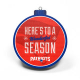 Patriots 3-D Logo Ornament